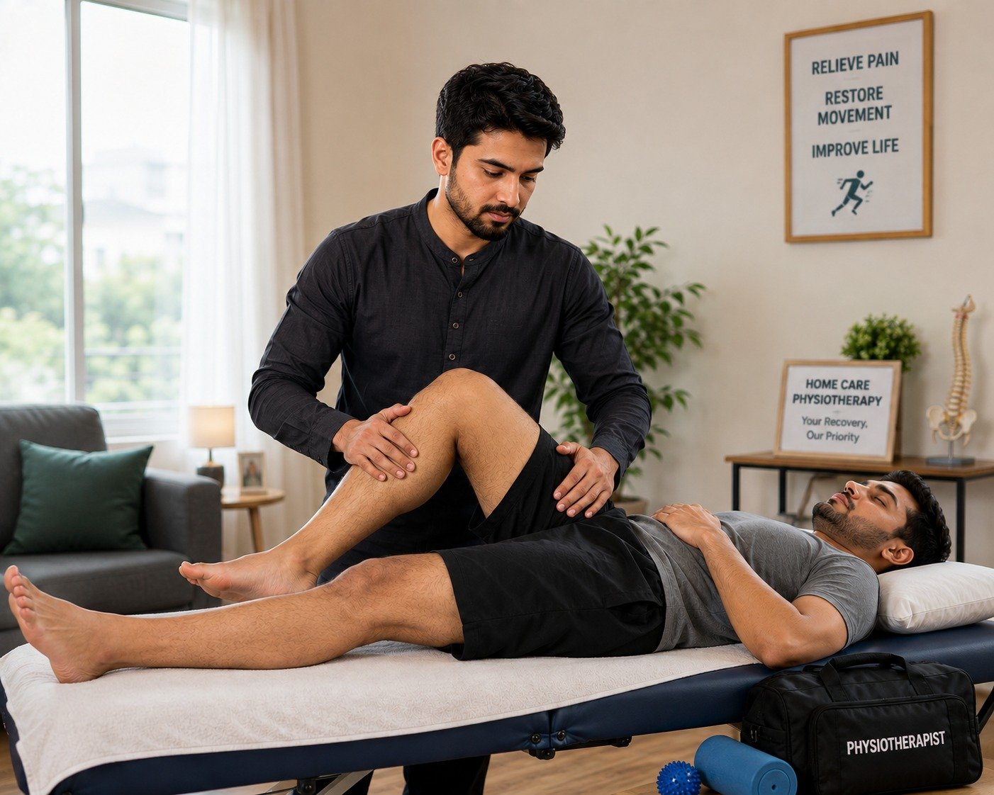 Post-operative rehabilitation physiotherapy